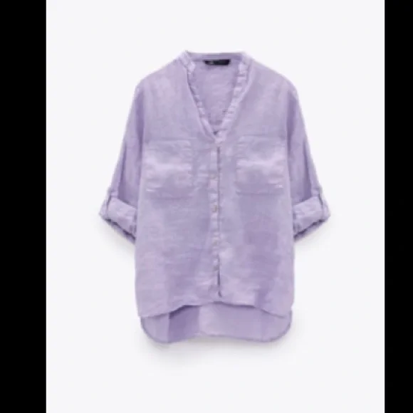 その他 Lilas ZARA WOMEN NEW STRAIGHT CUT BLAZER JACKET PURPLE LILAC XS S
